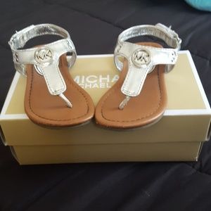 Toddler girl size 7 MK sandals